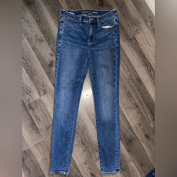 American Eagle Blue Skinny Jeans - Picture 1 of 4